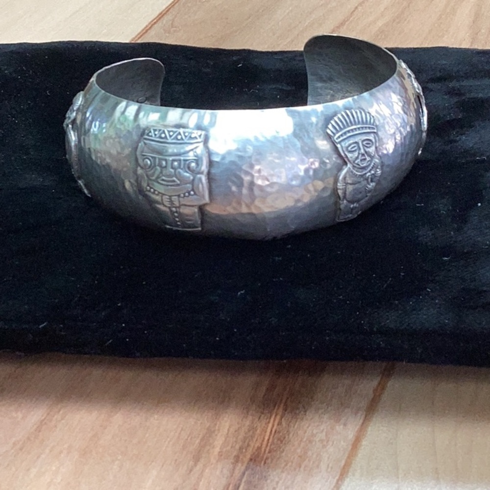 Vintage Sterling silver cuff bracelet